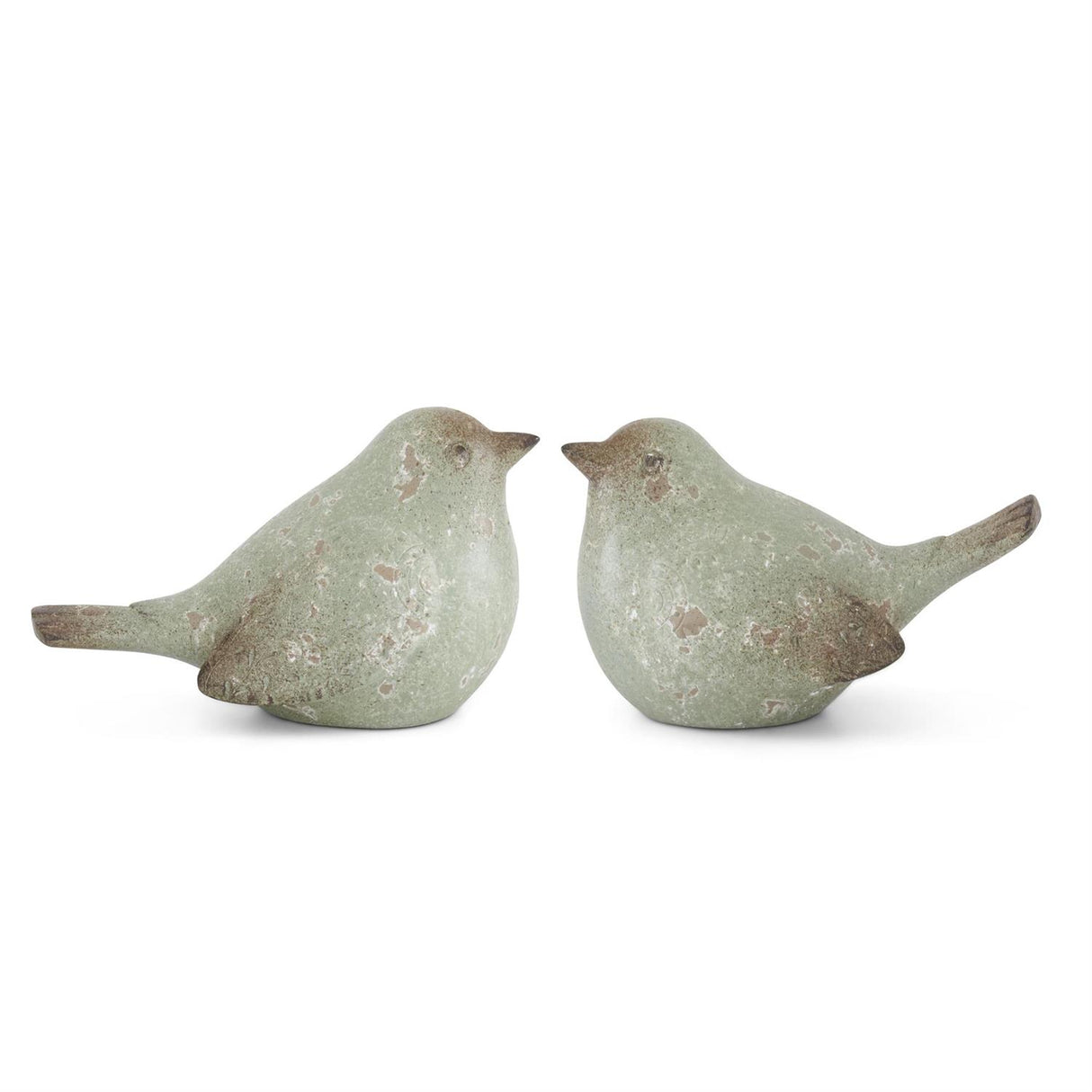 Green Terracotta Single Bird