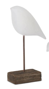 White Wood Shore Birds - 3 Sizes
