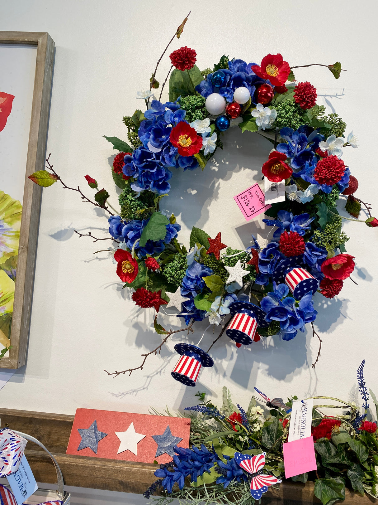 23" Salute to the Flag Wreath