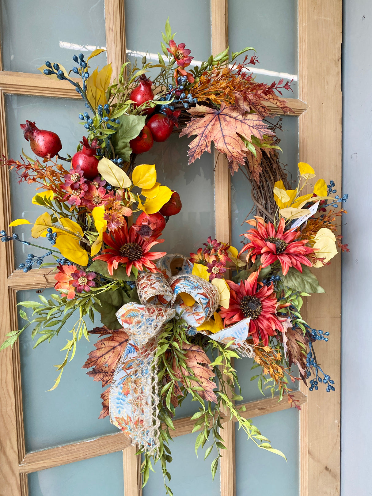 27" Rustic Fall Wreath