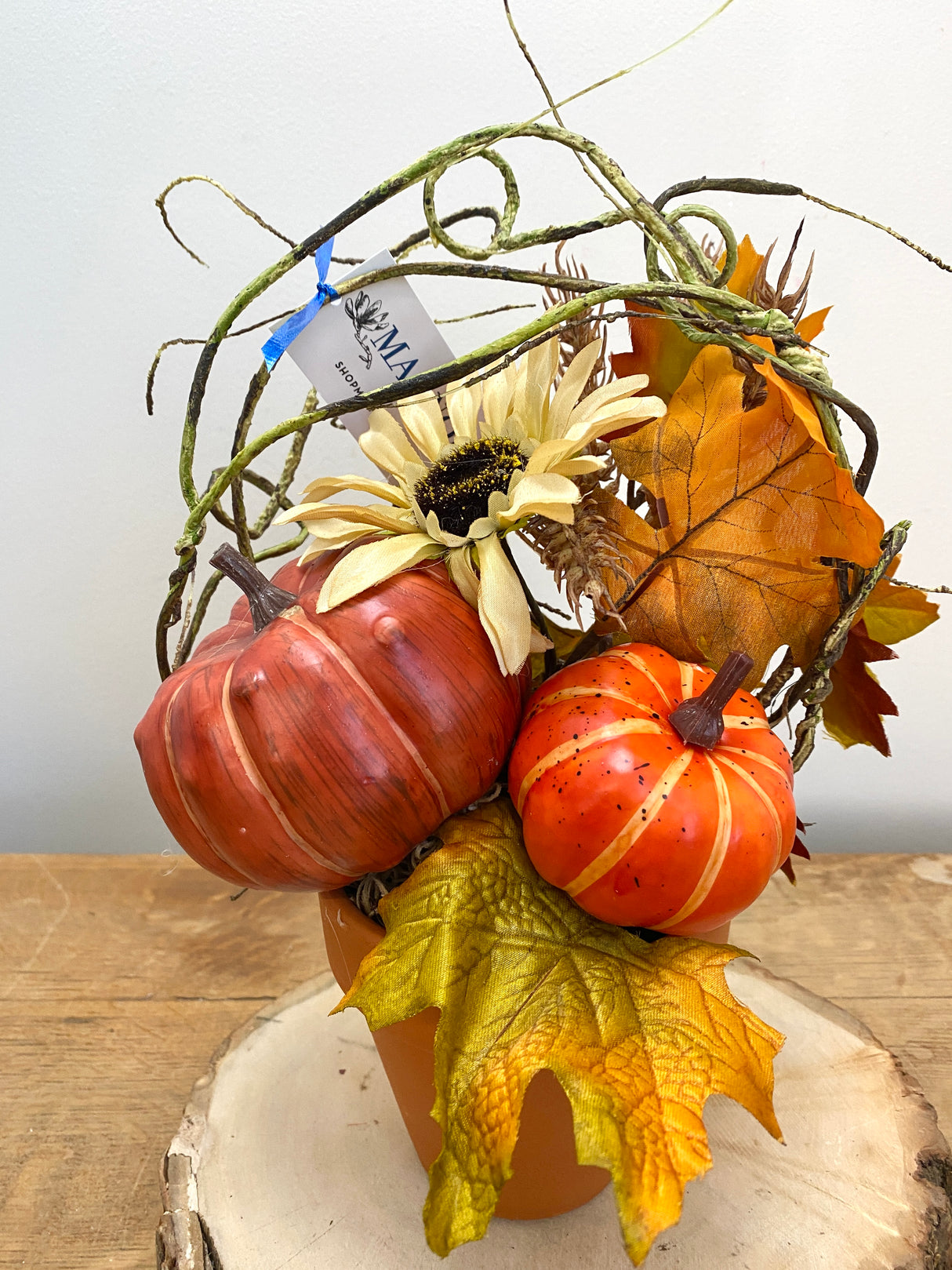 12" Happy Pumpkin Pot