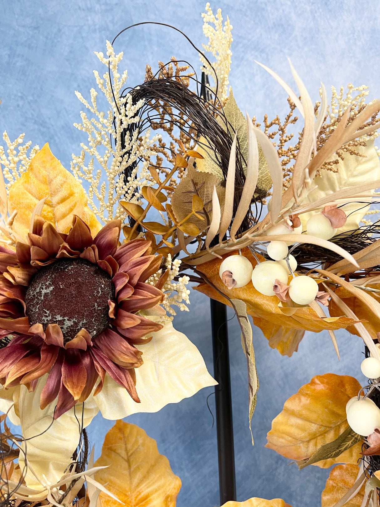 24" Autumn Sunrise Wreath Version 2