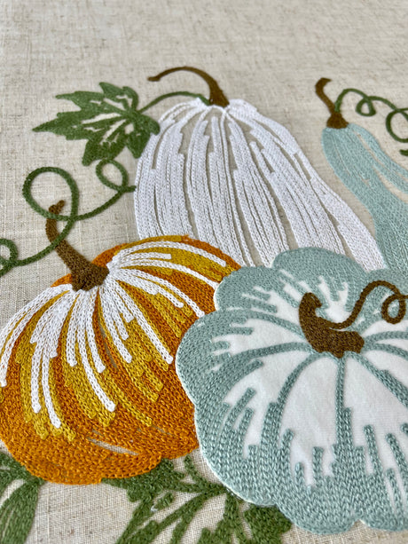 Harvest Bounty Pumpkin Table Runner