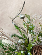 16" Frosted Woodland Charm Centerpiece