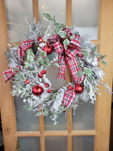 22" First Snow Wreath