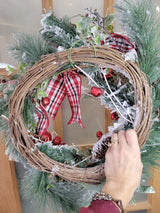 22" First Snow Wreath