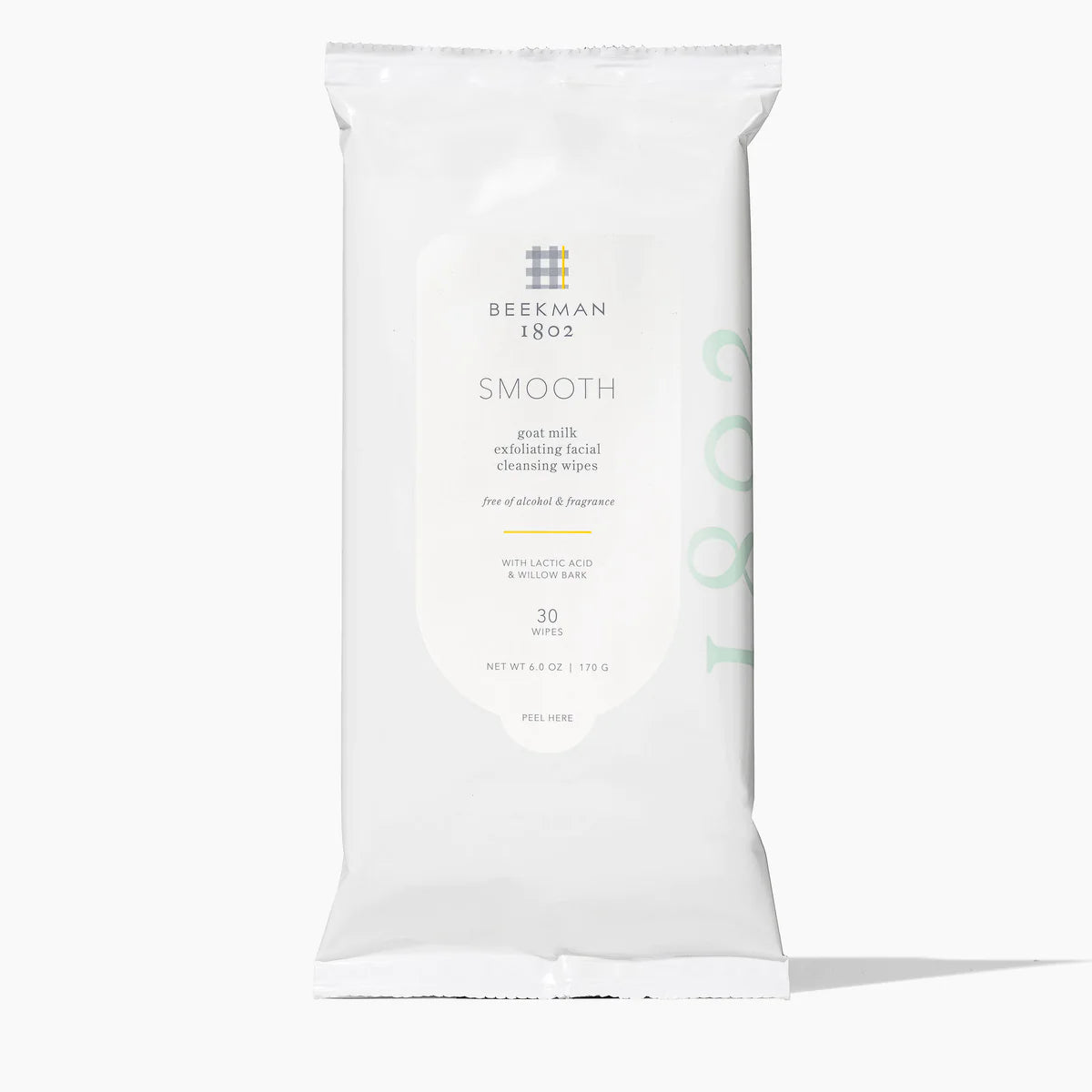Smooth Lactic Acid & Willow Bark Facial Cleansing Wipes