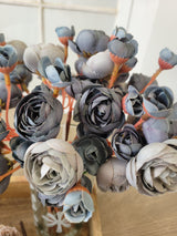 Dusty Blue Ranunculus Bundle