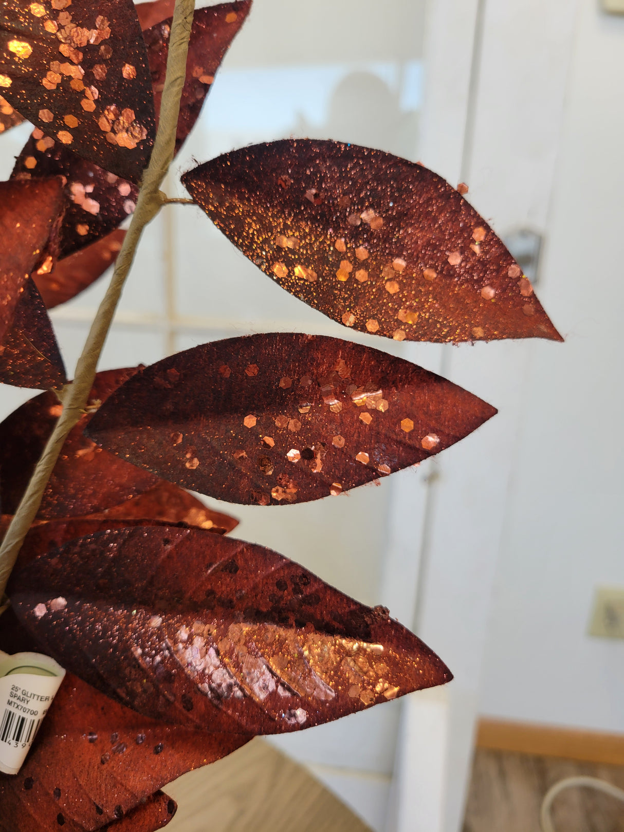 Bronze Glitter Laurel Spary