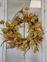 22" Autumn Skies Wreath