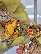 22" Autumn Skies Wreath