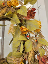 22" Autumn Skies Wreath