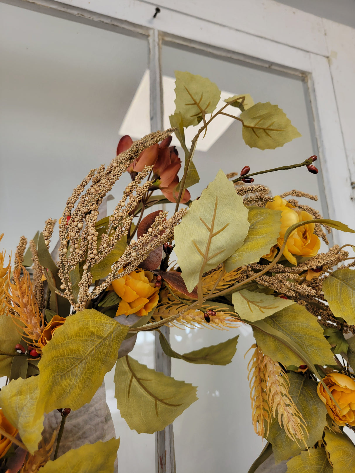 22" Autumn Skies Wreath