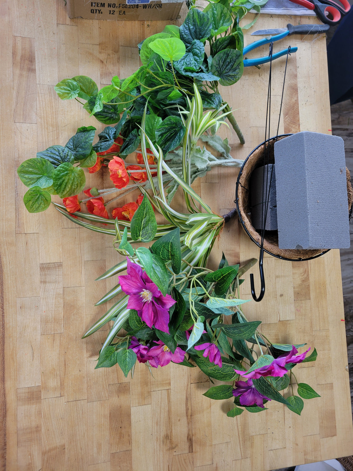 Hawaiian Sunrise Hanging Basket Kit