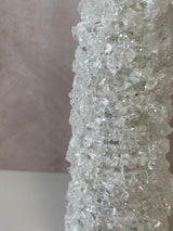 18" All Ice Beaded Cone Tree