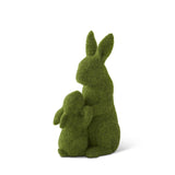 Moss Mother & Child Garden Bunny