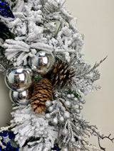 23" Heavenly Snow Wreath