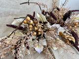 35" Autumn Vines Swag