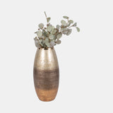 Curved Metallic Ombre Small Vase