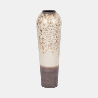 Medium Opulence Metal Floor Vase- Pickup Only