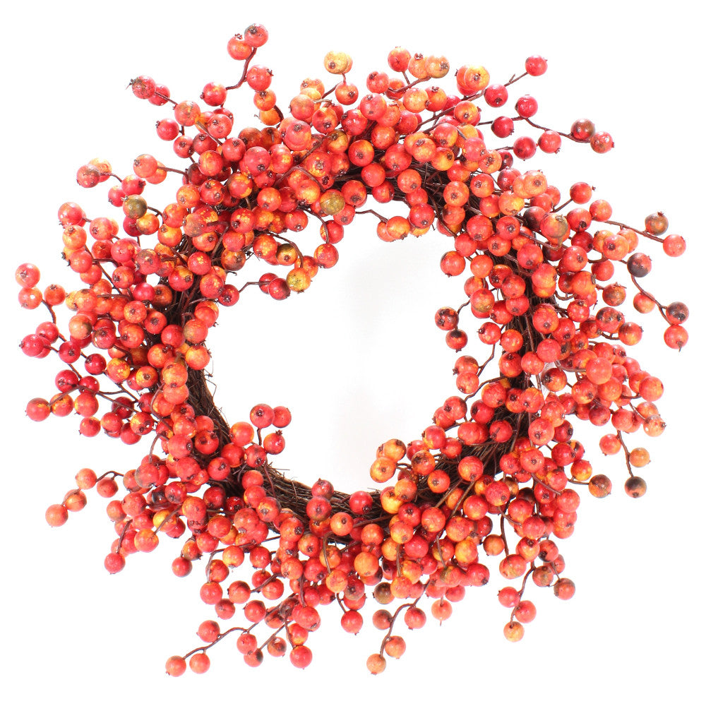 Fall Mix Crabapple Wreath