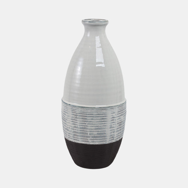 Hailey Textured Bottom Vase