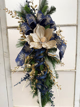 30" Golden Night Teardrop Swag