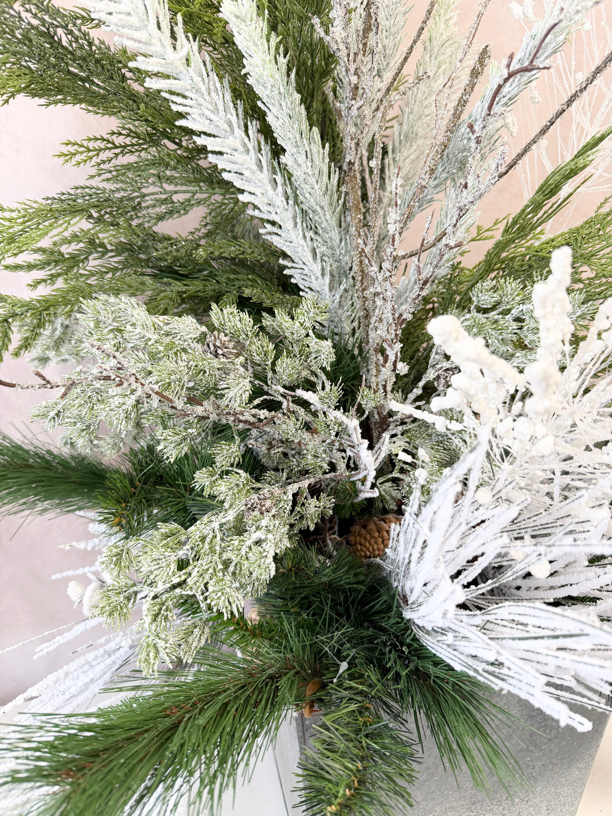 Frosted Silhouette Large Porch Pot Kit