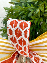 8" Mini Pumpkin Bow