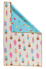 Ice Cream Cone Reversible Towel
