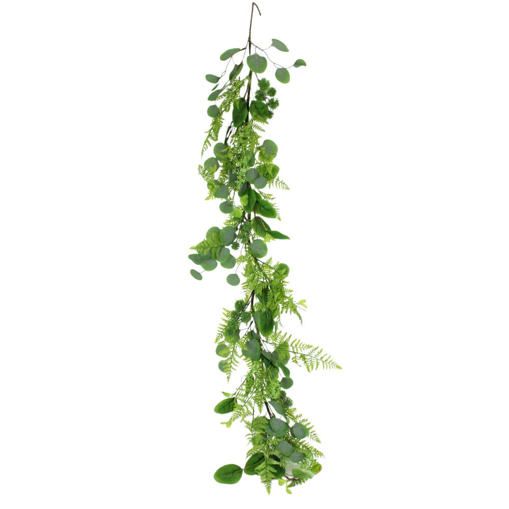 Mixed Fern Eucalyptus Garland