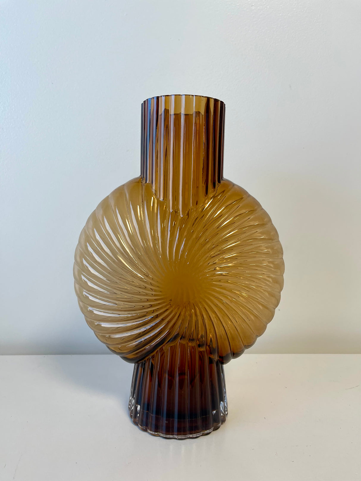 Encased In Amber Modern Vase