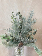 25" Silver Sparkle Drop-In