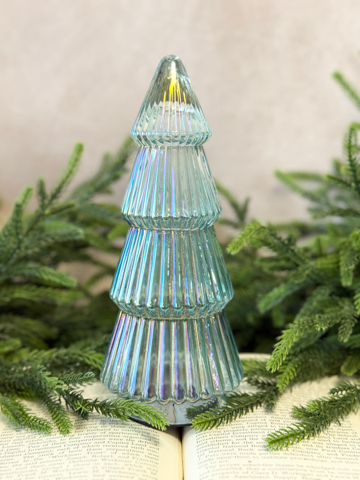 9" Colmar Glass Tree