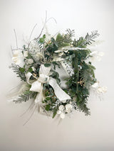 28" Winter Morning Frost Wreath