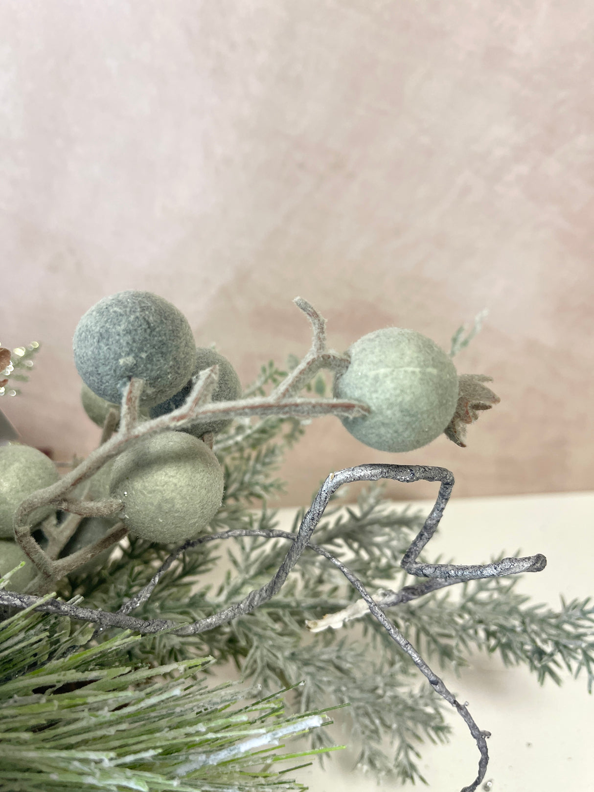 23" Blue December Swag