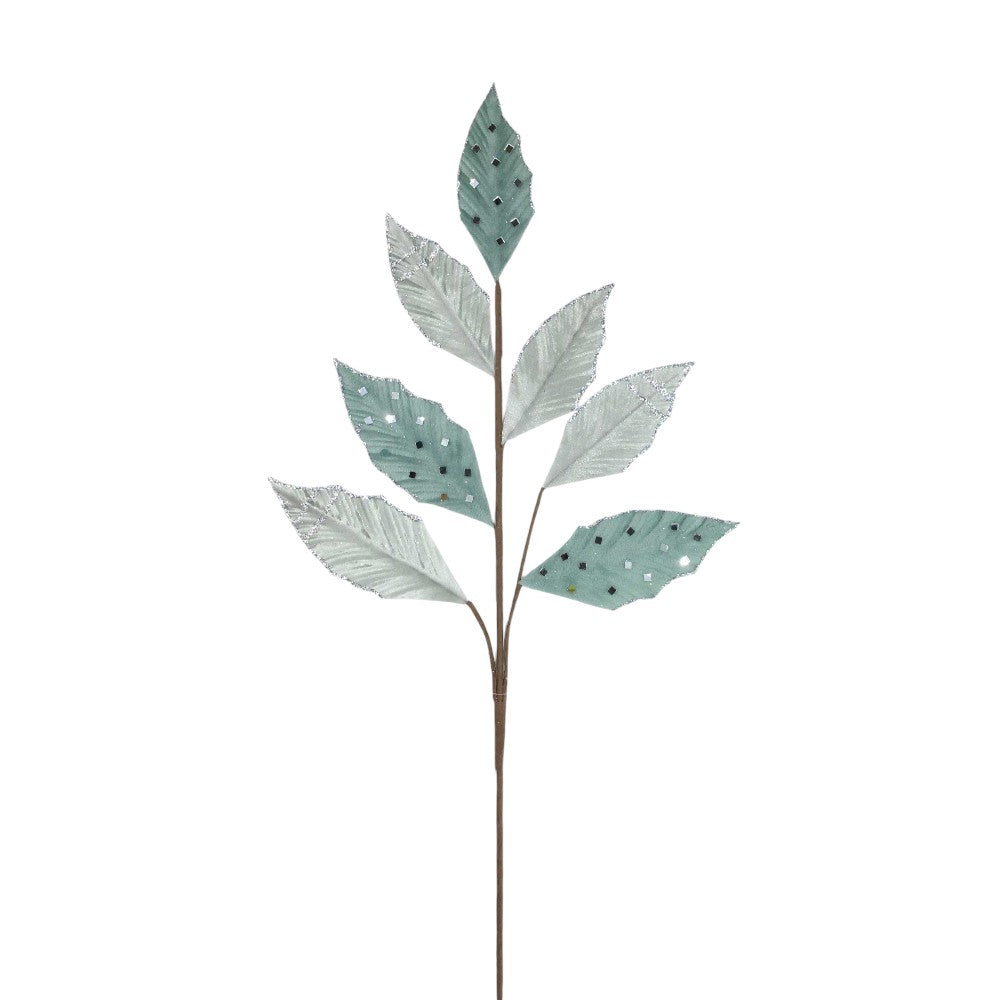 Platinum Jewel Leaf Spray