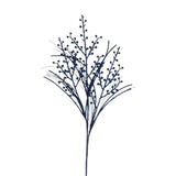 Blue Glitter Winter Berry Spray