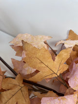 6' Tan Maple Leaf Garland