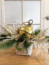 23" Golden Bell Centerpiece