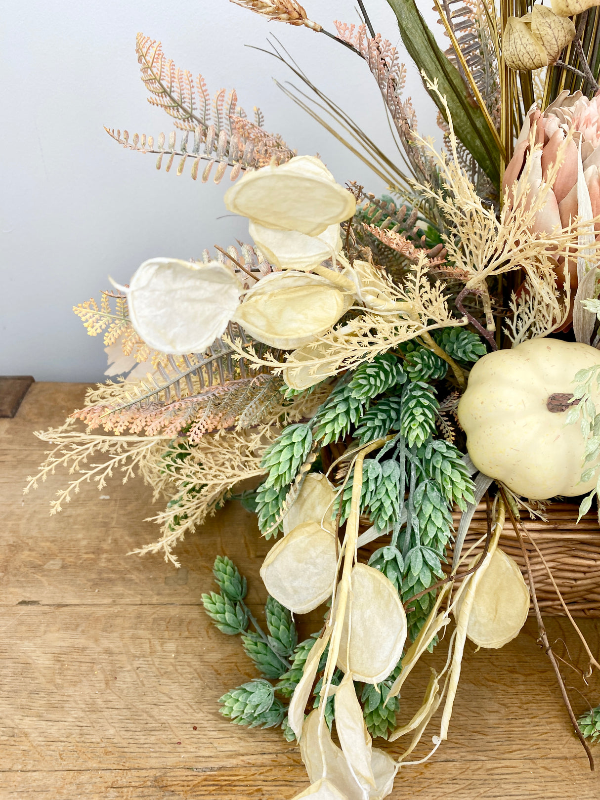 34" Cozy Pumpkin Basket