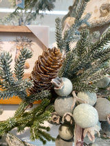 5" Serene Frost Garland