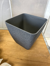 Gray Square Planter