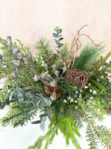 19" Woodland Winter Centerpiece