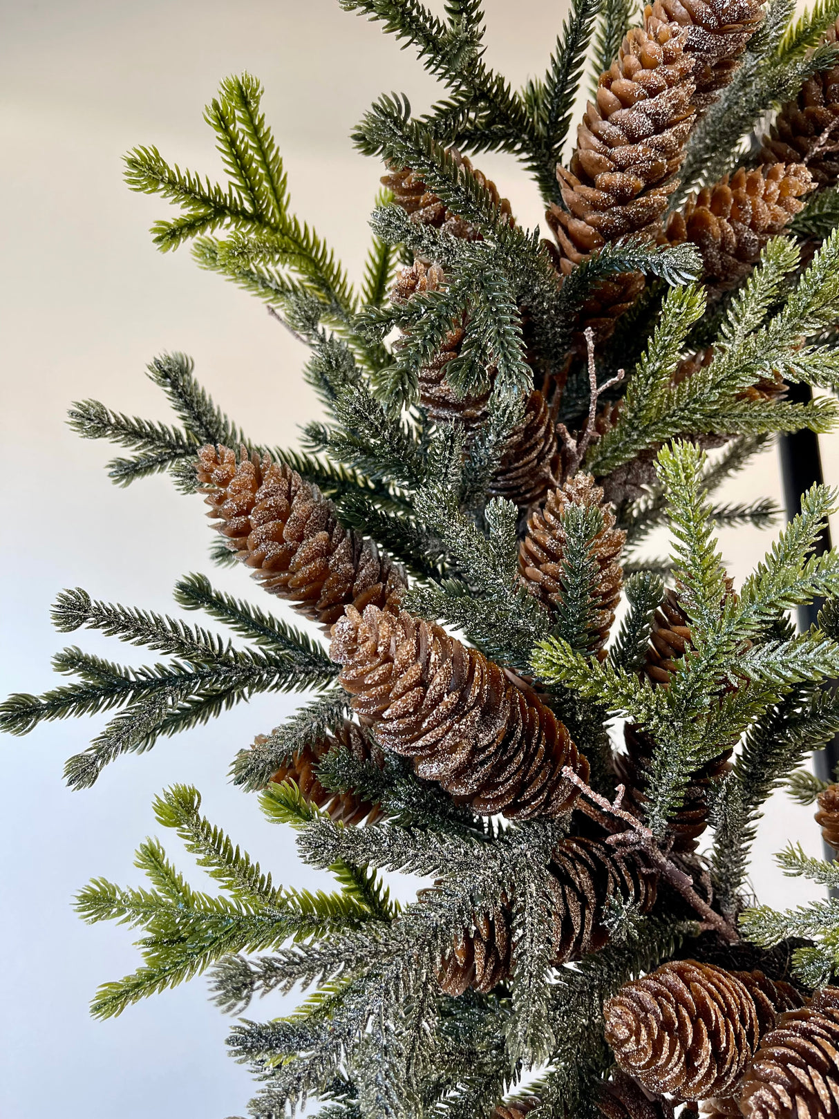 20" Frost Pinecone Wreath