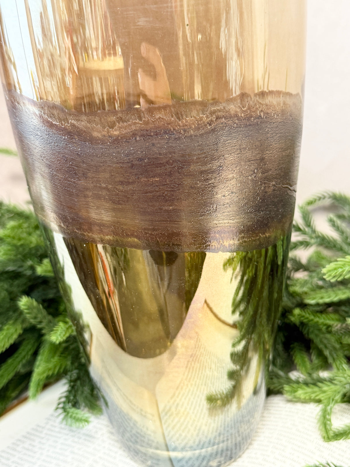 Faro Watercolor Glass Vase