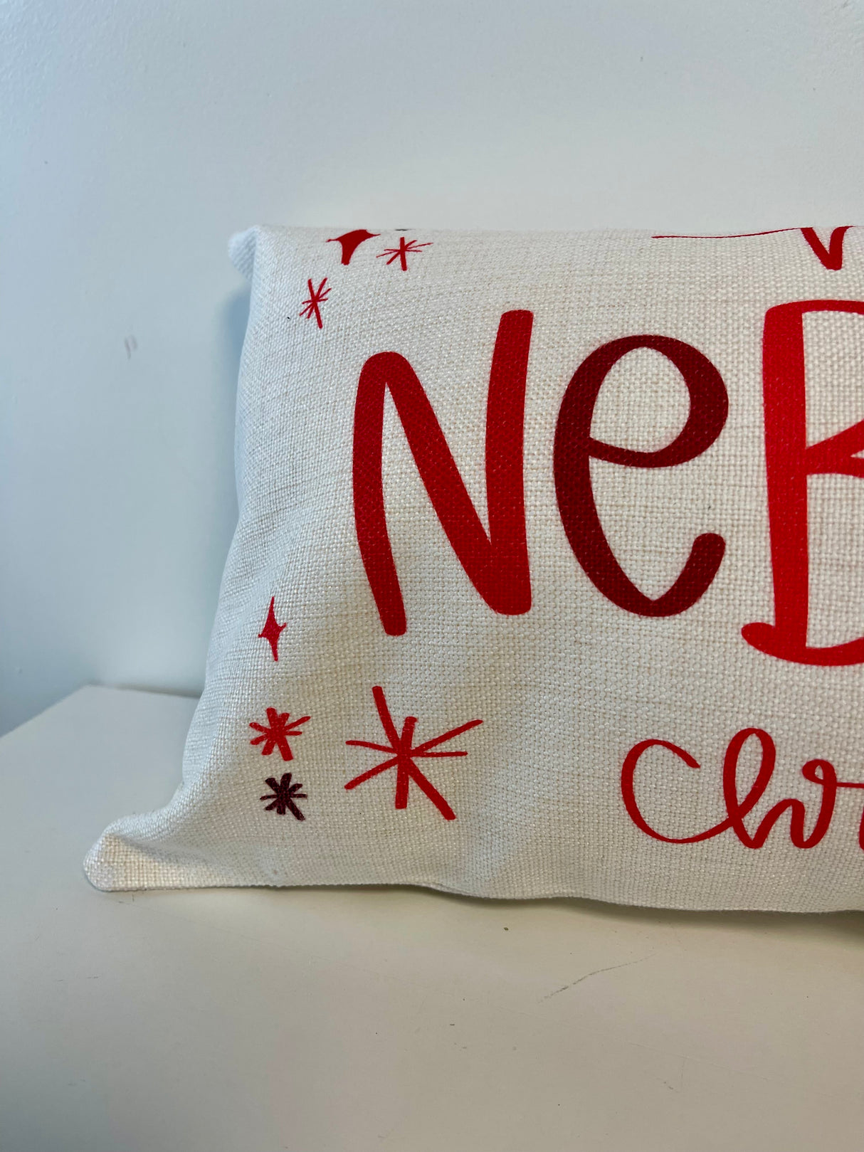 Nebraska Christmas Pillow