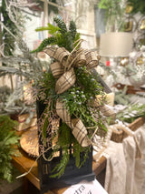 20" Calm and Quiet Lantern Swag