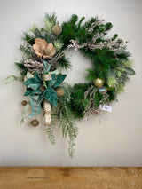 32" Golden Glimmer Wreath