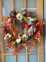 26" Rust Rhapsody Wreath